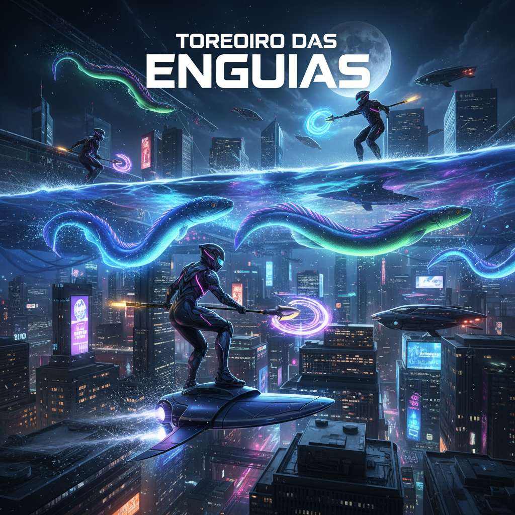 Capa neon para Torneio das Enguias em noite de canal